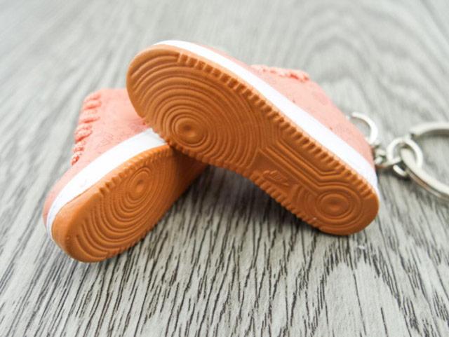 Mini 3D sneaker keychains Air Force 1 x CLOT - Pink Gum