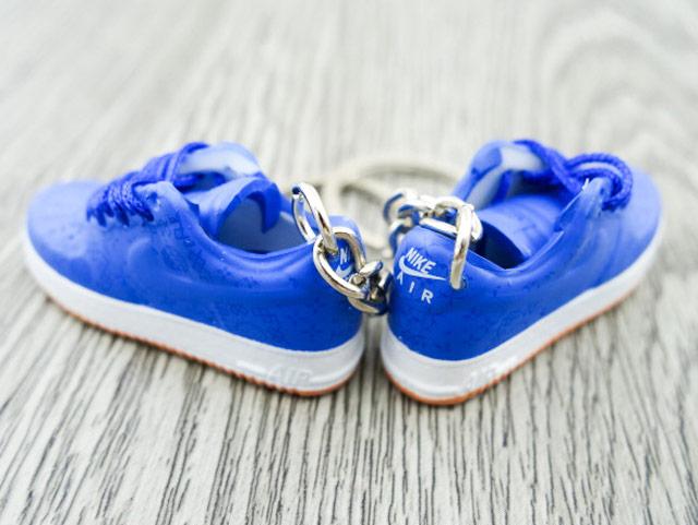 Mini 3D sneaker keychains Air Force 1 x CLOT - Blue