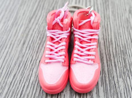 Mini sneaker keychain 3D Air Jordan 1 - Double Pink