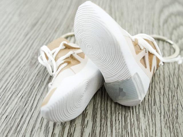 Mini 3D sneaker keychains FEAR OF G. White/Beige