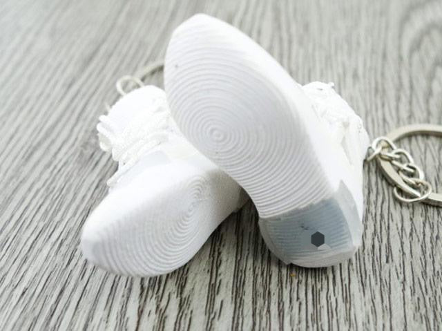 Mini 3D sneaker keychains FEAR OF GOD White