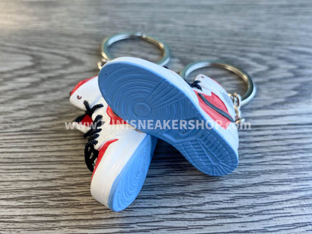 Mini sneaker keychain 3D Air Jordan 1 - Carmine