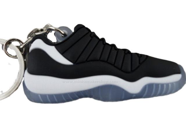 Flat Silicon Sneaker Keychain Jordan 11 low Infrared 23