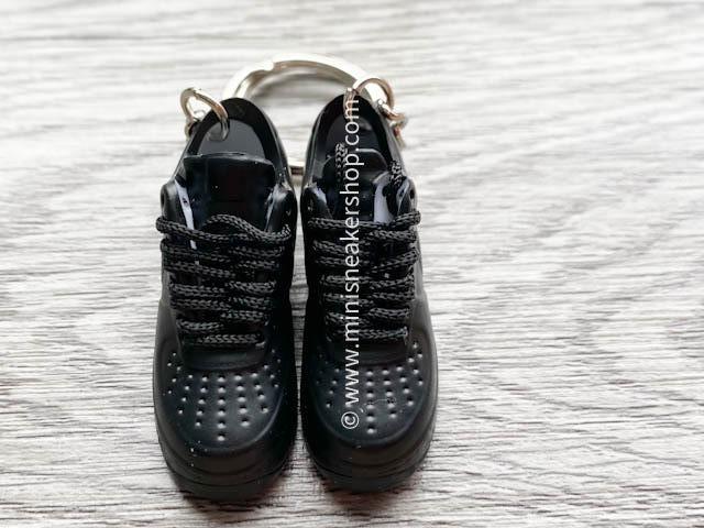 Mini 3D sneaker keychains Air Force 1 Black