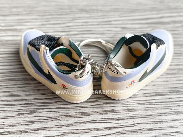 Mini sneaker keychain 3D Dunk - PLAYSTATION