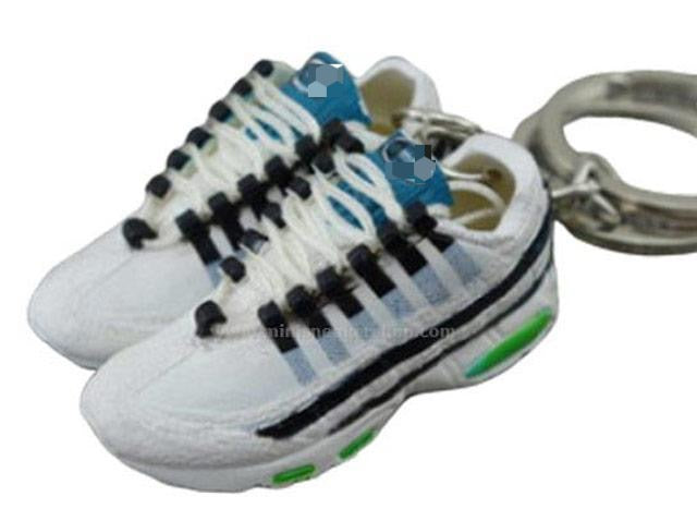 mini 3D sneaker keychains HQ  AM 95 Green Blue