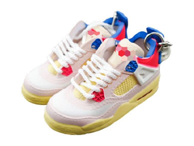 Mini sneaker keychain 3D AJ 4 Union - Guava Ice – Mini Sneaker Shop