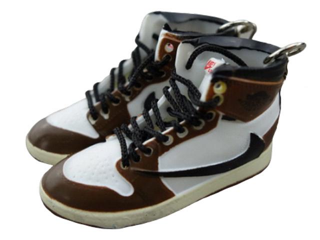 Mini sneaker keychain 3D Air Jordan 1 x Travis Scott - Cactus Jack