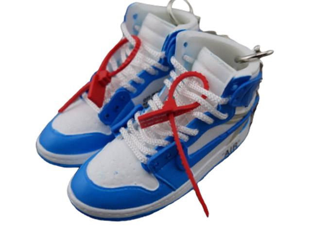 MINI 3D Sneaker Keychain Jordan 1 University Blue