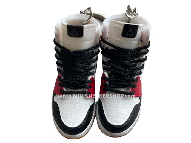 Mini sneaker keychain 3D Air Jordan 1 - Red Black Blue