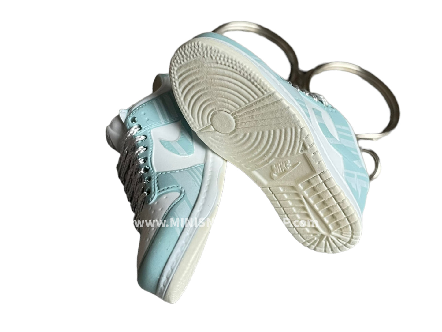 Mini sneaker keychain 3D Dunk -Light Denim