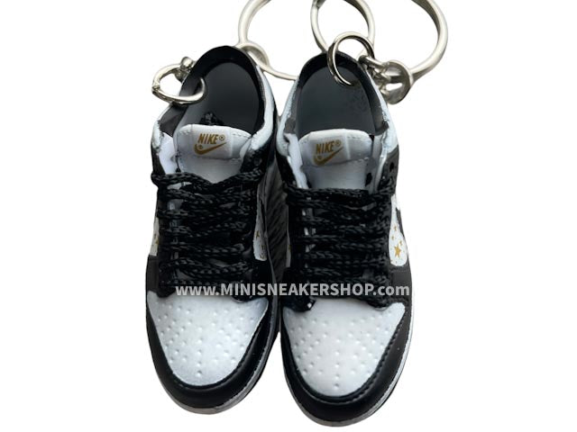 Mini sneaker keychains Dunk Low x SUP -  Black and White