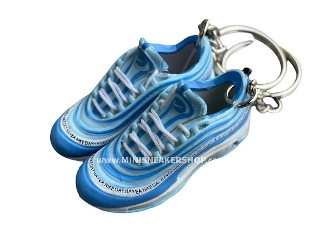 Mini 3D sneaker keychains Air Max 97 Ocean