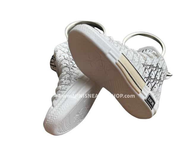 Mini sneaker keychain 3D Dior White