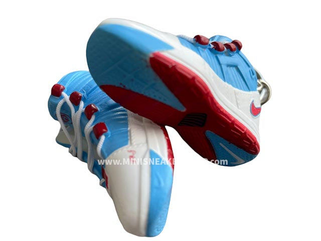 Copy of Mini sneaker keychain 3D Nike Lebron James White Blue Red