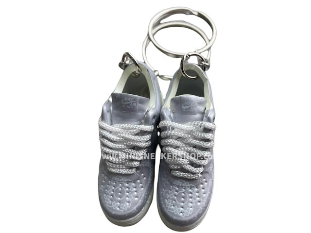Mini 3D sneaker keychains Air Force 1 x CLOT - Grey