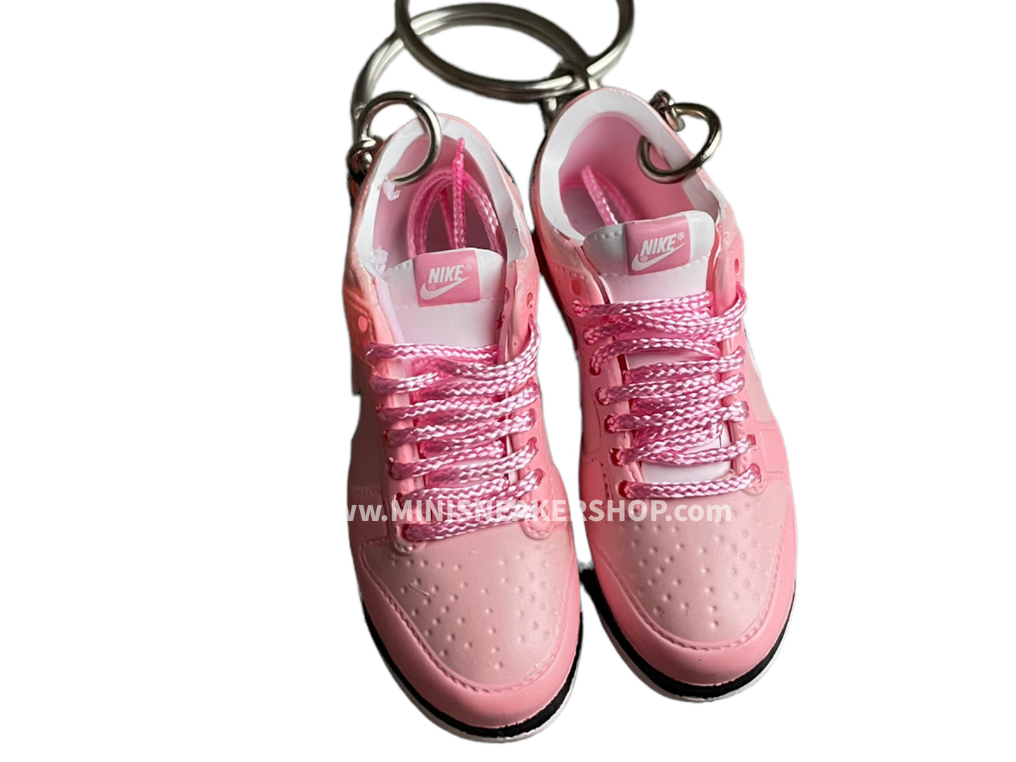 Mini sneaker keychain 3D Dunk - Pink shades