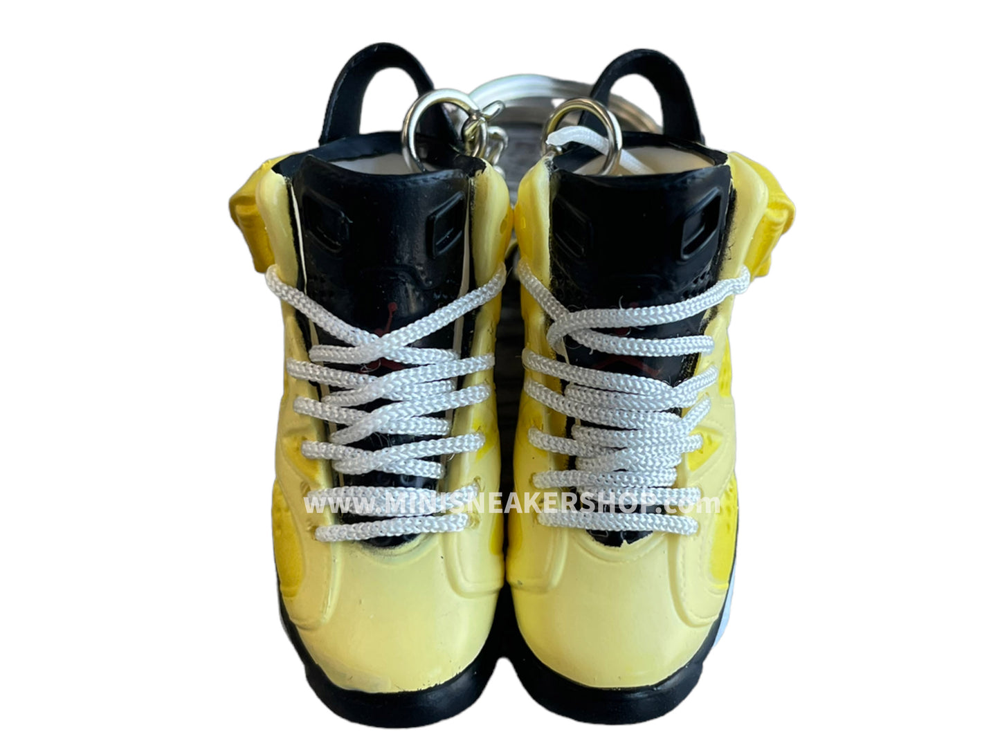 Mini sneaker keychain 3D AJ6 x TS - Mid Yellow