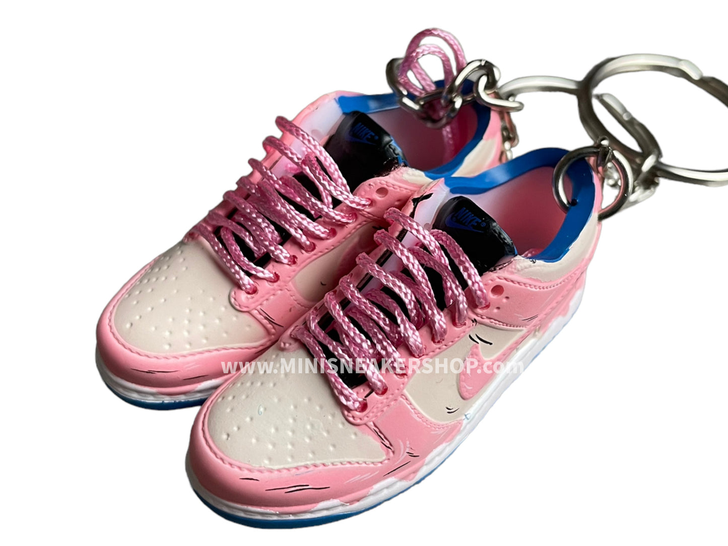 Mini sneaker keychain 3D Dunk - Kenjo concept Pink