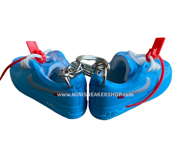 Mini Sneaker Air Force x OW Blue