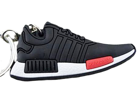Flat Silicon Sneaker Keychain Adidas NMD adidas x Footlocker NMD R1 “Mesh Blacks”