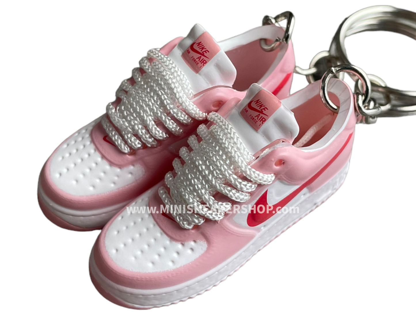 Mini 3D sneaker keychains Air Force 1 Valentine's Day
