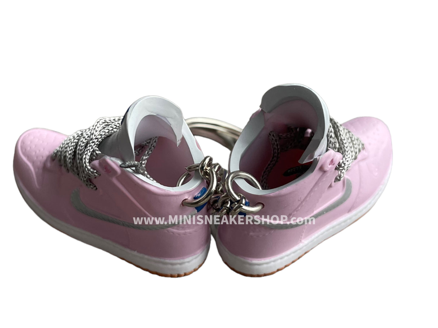 Mini sneaker keychain 3D Dunk - Pink Oxford