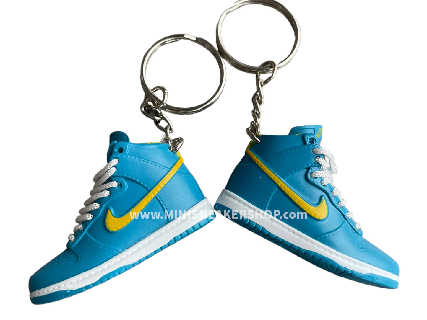 Mini sneaker keychain 3D Dunk - Blue Chill