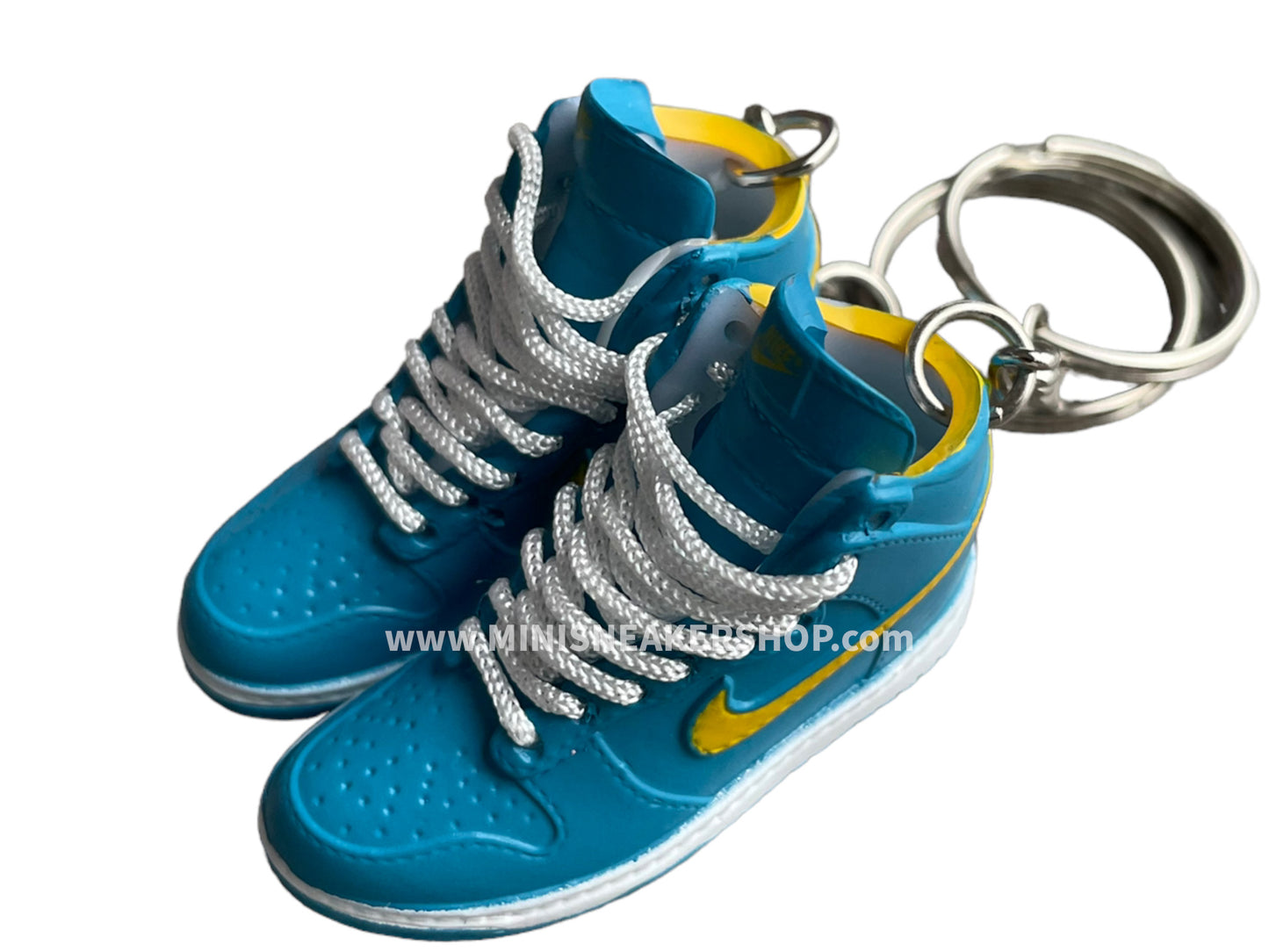 Mini sneaker keychain 3D Dunk - Blue Chill
