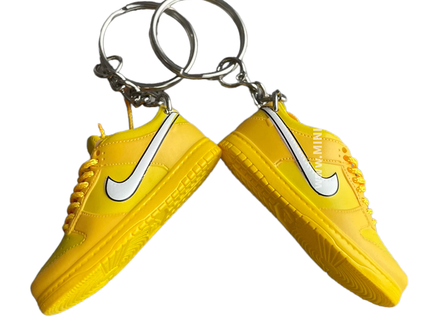 Mini sneaker keychain 3D Dunk - Yellow