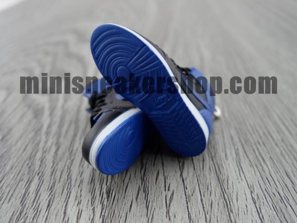 Mini sneaker keychain 3D AJ1 Black Royal Blue (1985)