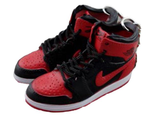 Mini sneaker keychain 3D Air Jordan 1 Bred Mini Sneaker Shop