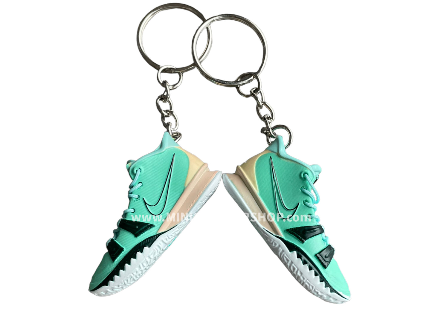 Mini sneaker keychain 3D Nike Kyrie Turquoise