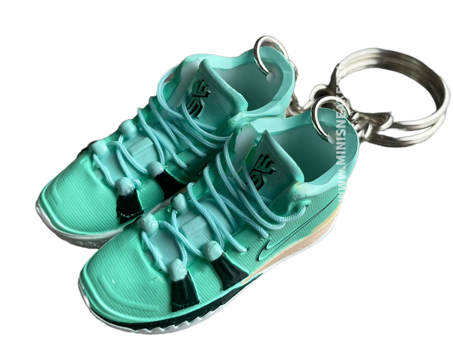 Mini sneaker keychain 3D Nike Kyrie Turquoise