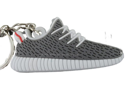 Flat Silicon Sneaker Keychain YZY 350 Turtle Dove